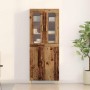Alacena 2 pcs Madera vieja 69.5 x 34 x 180 cm