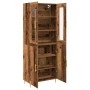 Alacena 2 pcs Madera vieja 69.5 x 34 x 180 cm