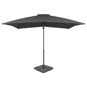 Garden umbrella with anthracite gray portable base by vidaXL, Umbrellas - Ref: Foro24-276329, Price: 288,74 €, Discount: %