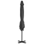 Gartenschirm mit anthrazitgrauem tragbarem Sockel von vidaXL, Sonnenschirme - Ref: Foro24-276329, Preis: 276,21 €, Rabatt: %