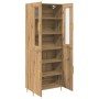 Alacena 2 pcs Roble artisan 69.5 x 34 x 180 cm