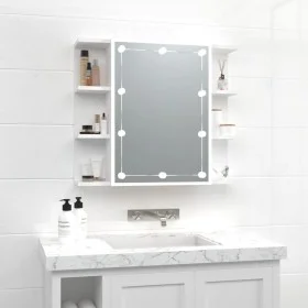 Furniture with mirror and white LED lights 70x16.5x60 cm by vidaXL, bathroom vanities - Ref: Foro24-808873, Price: 66,44 €, D...