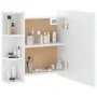 Möbel mit Spiegel und weißen LED-Leuchten 70x16,5x60 cm von vidaXL, Badezimmerwaschtische - Ref: Foro24-808873, Preis: 66,44 ...