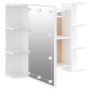 Furniture with mirror and white LED lights 70x16.5x60 cm by vidaXL, bathroom vanities - Ref: Foro24-808873, Price: 67,19 €, D...