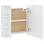 Möbel mit Spiegel und weißen LED-Leuchten 70x16,5x60 cm von vidaXL, Badezimmerwaschtische - Ref: Foro24-808873, Preis: 66,44 ...