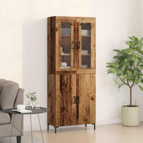 Alacena 2 pcs Madera vieja 69.5 x 34 x 180 cm