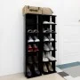 Schuhregalmöbel 2 Einheiten schwarz 27,5x27x102 cm von vidaXL, Schuhregale und Schuhorganisatoren - Ref: Foro24-808488, Preis...
