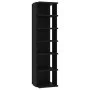 Shoe rack furniture 2 units black 27.5x27x102 cm by vidaXL, Shoe racks and shoe organizers - Ref: Foro24-808488, Price: 61,46...