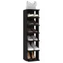 Shoe rack furniture 2 units black 27.5x27x102 cm by vidaXL, Shoe racks and shoe organizers - Ref: Foro24-808488, Price: 61,46...