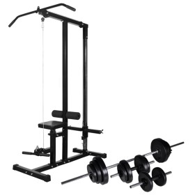Bodybuilding-Gerät mit Gewichten und Hanteln 30,5 kg von vidaXL, Gewichthebermaschinen - Ref: Foro24-275355, Preis: 305,28 €,...