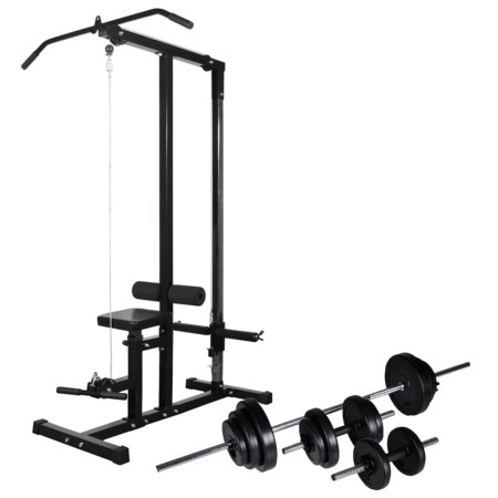 Bodybuilding machine with weights and dumbbells 30.5 kg by vidaXL, Weight lifting machines - Ref: Foro24-275355, Price: 305,2...