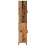 Alacena 2 pcs Madera vieja 69.5 x 34 x 180 cm
