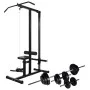 Bodybuilding-Gerät mit Gewichten und Hanteln 30,5 kg von vidaXL, Gewichthebermaschinen - Ref: Foro24-275355, Preis: 342,31 €,...