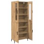 Alacena 2 pcs Roble artisan 69.5 x 34 x 180 cm