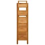 Shoe rack with 5 shelves solid oak wood 100x27x100 cm by vidaXL, Shoe racks and shoe organizers - Ref: Foro24-331751, Price: ...
