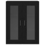 Alacena 2 pcs Roble negro 69.5 x 34 x 180 cm