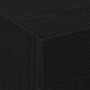 Alacena 2 pcs Roble negro 69.5 x 34 x 180 cm