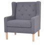 Set of 3-piece gray fabric sofas by vidaXL, Sofas - Ref: Foro24-274935, Price: 916,42 €, Discount: %