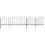 Gartenzaun mit Speerspitzen aus schwarzem Stahl (1,75-2)x8,5 m von vidaXL, Zaunpaneele - Ref: Foro24-277752, Preis: 462,28 €,...