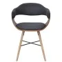 Dining chairs 4 units curved wood and dark gray fabric by vidaXL, dining chairs - Ref: Foro24-271946, Price: 430,99 €, Discou...