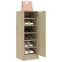 Mueble zapatero de aglomerado roble Sonoma 32x35x92 cm de vidaXL, Zapateros y organizadores de calzado - Ref: Foro24-808975, ...