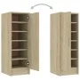 Sonoma oak chipboard shoe cabinet 32x35x92 cm by vidaXL, Shoe racks and shoe organizers - Ref: Foro24-808975, Price: 65,34 €,...