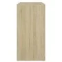 Mueble zapatero de madera contrachapada color roble 60x35x70 cm de vidaXL, Zapateros y organizadores de calzado - Ref: Foro24...