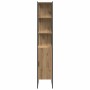 Juego de muebles de baño 3 pcs Marrón 33 x 33 x 185.5 cm