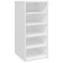 Mueble zapatero de madera contrachapada blanco 31,5x35x70 cm de vidaXL, Zapateros y organizadores de calzado - Ref: Foro24-80...