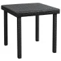 Sun loungers with table 2 units black synthetic rattan by vidaXL, Loungers - Ref: Foro24-274869, Price: 249,24 €, Discount: %