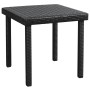 Tumbonas con mesita 2 unidades ratán sintético negro de vidaXL, Tumbonas - Ref: Foro24-274869, Precio: 270,45 €, Descuento: %