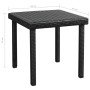 Sun loungers with table 2 units black synthetic rattan by vidaXL, Loungers - Ref: Foro24-274869, Price: 270,45 €, Discount: %