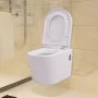Wand-WC mit verstecktem Spülkasten aus weißer Keramik von vidaXL, Badezimmer - Ref: Foro24-274669, Preis: 303,41 €, Rabatt: %