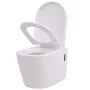 Wand-WC mit verstecktem Spülkasten aus weißer Keramik von vidaXL, Badezimmer - Ref: Foro24-274669, Preis: 303,41 €, Rabatt: %