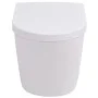 Wand-WC mit verstecktem Spülkasten aus weißer Keramik von vidaXL, Badezimmer - Ref: Foro24-274669, Preis: 303,41 €, Rabatt: %