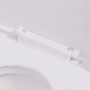 Wall-mounted toilet with white ceramic hidden cistern by vidaXL, Bathrooms - Ref: Foro24-274669, Price: 293,23 €, Discount: %