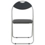 Folding dining chairs 4 units black synthetic leather by vidaXL, dining chairs - Ref: Foro24-278593, Price: 127,34 €, Discoun...