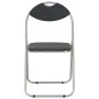 Folding dining chairs 4 units black synthetic leather by vidaXL, dining chairs - Ref: Foro24-278593, Price: 125,11 €, Discoun...