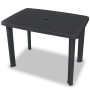 Set aus Gartentisch und Stühlen 3 Stück Kunststoff anthrazitgrau von vidaXL, Gartensets - Ref: Foro24-275083, Preis: 205,93 €...
