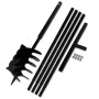 Earth Drill With Handle 200 mm With Extension Tube 5 M Steel by vidaXL, Helical augers - Ref: Foro24-270535, Price: 93,51 €, ...