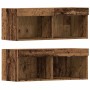 Gabinete de TV 4 pcs Madera vieja 40.5 x 30 x 102 cm