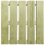Verandafliesen 12 Einheiten grünes Holz 50x50 cm von vidaXL, Böden und Teppiche - Ref: Foro24-276430, Preis: 126,57 €, Rabatt: %