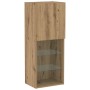 Gabinete de TV 4 pcs Roble artisan 40.5 x 30 x 102 cm