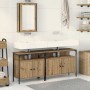 Unidades de Tocador de Baño 3 pcs Marrón 80 x 30 x 60 cm