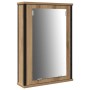 Unidades de Tocador de Baño 3 pcs Marrón 80 x 30 x 60 cm