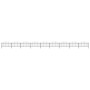 Gartenzaun mit Speerspitzen aus schwarzem Stahl (0,75-1)x15,3 m von vidaXL, Zaunpaneele - Ref: Foro24-277720, Preis: 495,71 €...