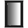 Unidades de Tocador de Baño 3 pcs Negro 80 x 30 x 60 cm