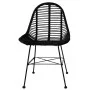 Sillas de comedor 6 unidades ratán natural negro de vidaXL, Sillas de comedor - Ref: Foro24-275499, Precio: 543,46 €, Descuen...