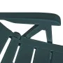 Green plastic 3-piece garden bistro table and chairs set by vidaXL, Garden sets - Ref: Foro24-275078, Price: 225,31 €, Discou...