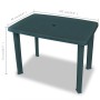 Set de mesa y sillas bistró de jardín 3 piezas plástico verde de vidaXL, Conjuntos de jardín - Ref: Foro24-275078, Precio: 21...